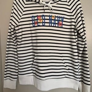 Old Navy Striped Sweatshirt with Hood - Size M